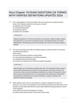 Ricci Chapter 18 EXAM QUESTIONS (26 TERMS) WITH VERIFIED DEFINITIONS UPDATED 2024