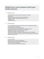 NR548 Exam 2 Exam  Questions With Expert Verified  Solutions