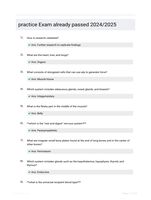 practice EXAM WITH COMPLETE SOLUTIONS