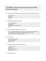 TCI Written Test Review |44 Questions| With Correct Answers.