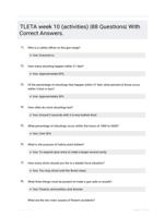 TLETA week 10 (activities) |88 Questions| With Correct Answers.