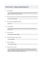 TLETA test 1 Study Guide Rated A+