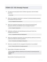 FEMA ICS 100 Already Passed