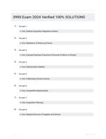 3990 Exam  2024 Verified 100% SOLUTIONS
