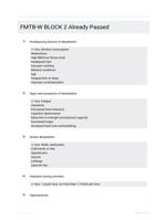 FMTB-W BLOCK 2 Already Passed
