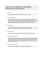 Teas test  328 CORRECTLY ANSWERED QUESTIONS LATEST UPDATE