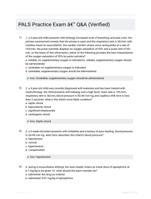 PALS Practice Exam - Q&A (Verified)