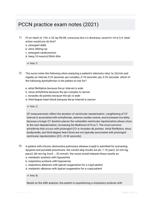PCCN practice exam notes (2021)