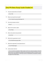 Zeta Phi Beta Study Guide Graded A+
