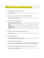 NSG-318 Exam 2 with verified answers