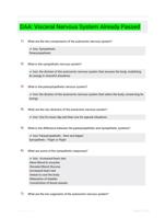 DAA: Visceral Nervous System Already Passed