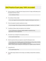 G60 Practice Exam prep  100% Accurate!!
