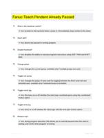 Fanuc-Teach Pendant Already Passed