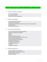 MHA 702 Exam 2 (MAIN REVIEW)  100%Correct