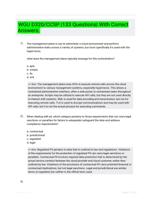 WGU D320/CCSP |133 Questions| With Correct Answers.