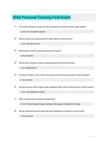 ISSA Personal Training Final Exam