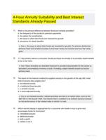 4-Hour Annuity Suitability and Best Interest Standards Already Passed