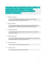 470 Moore ASU Final EXAM ACTUAL EXAM 114 QUESTIONS AND CORRECT DETAILED ANSWERS WITH RATIONALES ANSWERS ALREADY GRADED A+