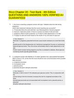 Ricci Chapter 20 - Test Bank - 4th Edition QUESTIONS AND ANSWERS 100% VERIFIED A+ GUARANTEED