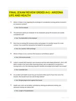 FINAL (EXAM/ACTUAL EXAM QUESTIONS WITH CORRECT DETAILED ANSWERS |LATEST UPDATE 2024/2025 GRADED A+) - ARIZONA LIFE AND HEALTH