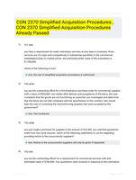 CON 2370 Simplified Acquisition Procedures , CON 2370 Simplified Acquisition Procedures Already Passed