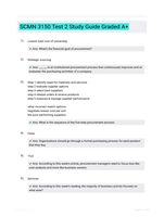 SCMN 3150 Test 2 Study Guide Graded A+