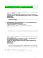 Law EXAM 2024/2025  already graded A+