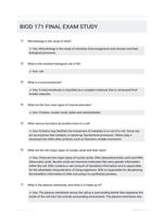 BIOD 171 FINAL EXAM STUDY