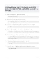 211 Final EXAM QUESTIONS AND ANSWERS (2024/2025) (VERIFIED ANSWERS) ALREADY A+ GRADED.