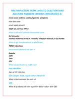 NNC NNP ACTUAL EXAM UPDATED QUESTIONS AND  ACCURATE ANSWERS VERIFIED 100% GRADED A+