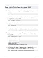 Real Estate State Exam Accurate 100%