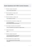 Exam Questions And  100% Correct Answers