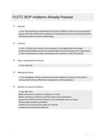 FLETC BOP midterm Already Passed