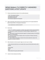 NR569 Midterm  76 CORRECTLY ANSWERED QUESTIONS LATEST UPDATE