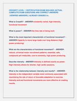 CROSSFIT LEVEL 1 CERTIFICATION EXAM 2024-2025 |ACTUAL  COMPLETE EXAM QUESTIONS AND CORRECT ANSWERS (VERIFIED ANSWERS )