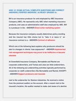 AINS 101 EXAM |ACTUAL COMPLETE QUESTIONS AND CORRECT  ANSWERS (VERIFIED ANSWERS ) ALREADY GRADED A+