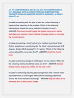 ATI PN COMPREHENSIVE EXIT EXAM 2024 |PN COMPREHENSIVE  EXIT 2024-2025 |ACTUAL COMPLETE EXAM QUESTIONS AND  CORRECT ANSWERS