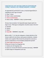 CNOR PRACTICE TEST 2024-2025 |COMPLETE QUESTIONS AND  CORRECT ANSWERS (100% VERIFIED ANSWERS ) A GRADED.