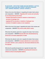 NU 304 EXAM 1 WITH STUDY GUIDE 2024-2025 NEWEST !!! ACTUAL  COMPLETE QUESTIONS AND CORRECT DETAILED ANSWERS