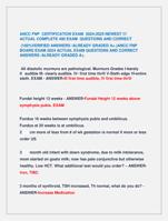 ANCC FNP CERTIFICATION EXAM 2024-2025 NEWEST !!!  ACTUAL COMPLETE 400 EXAM QUESTIONS AND CORRECT  (100%VERIFIED )