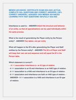 MENDIX ADVANCED CERTIFICATE EXAM 2024-2025 |ACTUAL  COMPLETE 320+ QUESTIONS AND CORRECT ANSWERS (100%  CORRECT ANSWERS )