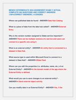 MENDIX INTERMEDIATE 2024-2025NEWEST EXAM !!! ACTUAL  COMPLETE 400 QUESTIONS AND CORRECT ANSWERS  (100%CORRECT ANSWERS )