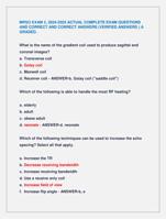 MRSO EXAM 2, 2024-2025 ACTUAL COMPLETE EXAM QUESTIONS  AND CORRECT AND CORRECT ANSWERS (VERIFIED ANSWERS ) A  GRADED