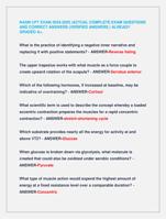 NASM CPT EXAM 2024-2025 |ACTUAL COMPLETE EXAM QUESTIONS  AND CORRECT ANSWERS (VERIFIED ANSWERS ) ALREADY  GRADED A+.