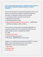 NBRC TMC EXAM 2024-2025 |ACTUAL COMPLETE EXAM QUESTIONS  AND CORRECT ANSWERS (VERIFIED ANSWERS ) ALREADY  GRADED A+.