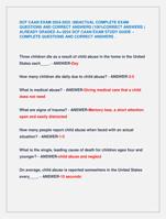 DCF CAAN EXAM 2024-2025 /380ACTUAL COMPLETE EXAM  QUESTIONS AND CORRECT ANSWERS (100%CORRECT ANSWERS )