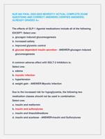 NUR 660 FINAL 2024-2025 NEWEST!!! ACTUAL COMPLETE EXAM