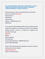 BOC SELFASSESSMENT EXAMS 2024-2025 NEWEST!!! ACTUAL  COMPLETE EXAM QUESTIONS AND CORRECT ANSWERS  (VERIFIED ANSWERS )