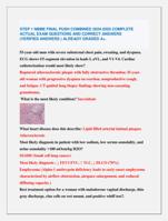 STEP 1 NBME FINAL PUSH COMBINED 2024-2025 COMPLETE  ACTUAL EXAM QUESTIONS AND CORRECT ANSWERS  (VERIFIED ANSWERS )