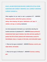 NU304 LAB MIDTERM EXAM 2024/2025 |COMPLETE ACTUAL EXAM  QUESTIONS AND CORRECT ANSWERS (100% CORRECT ANSWERS)
